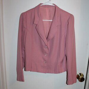 Vintage pink cropped blazer